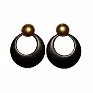 Vintage 1980s hoop earrings berebi
